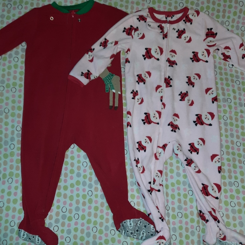 18 month girls pajamas Rompers 2pc